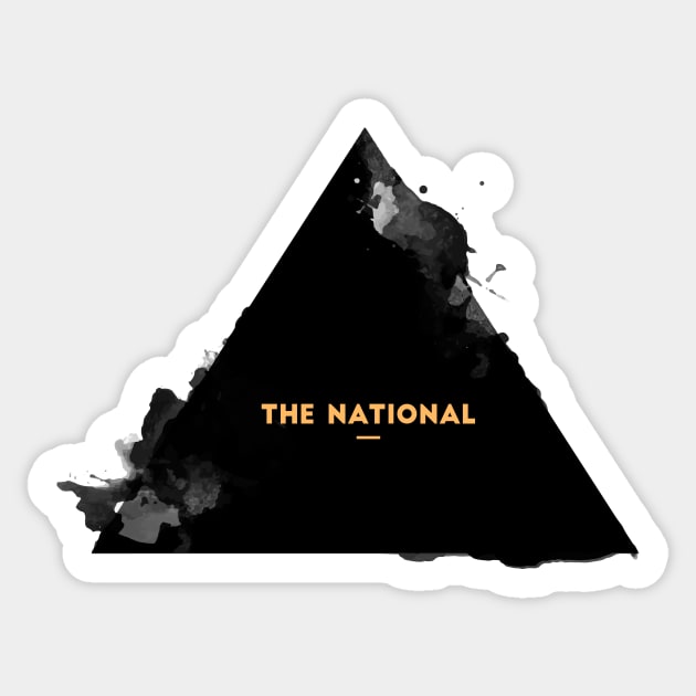 The National Band Logo Sticker by TheN